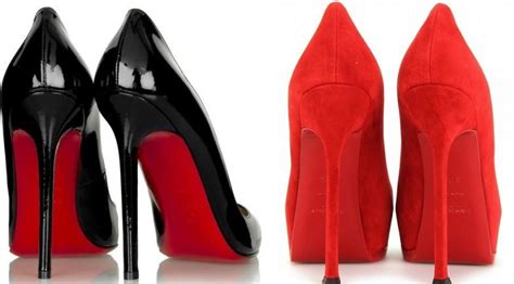 YSL red bottom heels